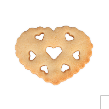 Preview: Städter Ausstecher - Herz - mit Ausstanzungen